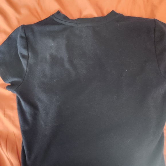 Black design tshirt, cut and paste size meduim - Picture 4 of 7